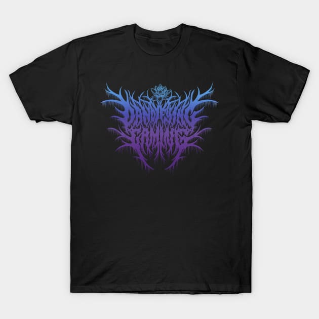 Dandifying Gaming Metal Band VIOLET BLUE T-Shirt by Dandifying